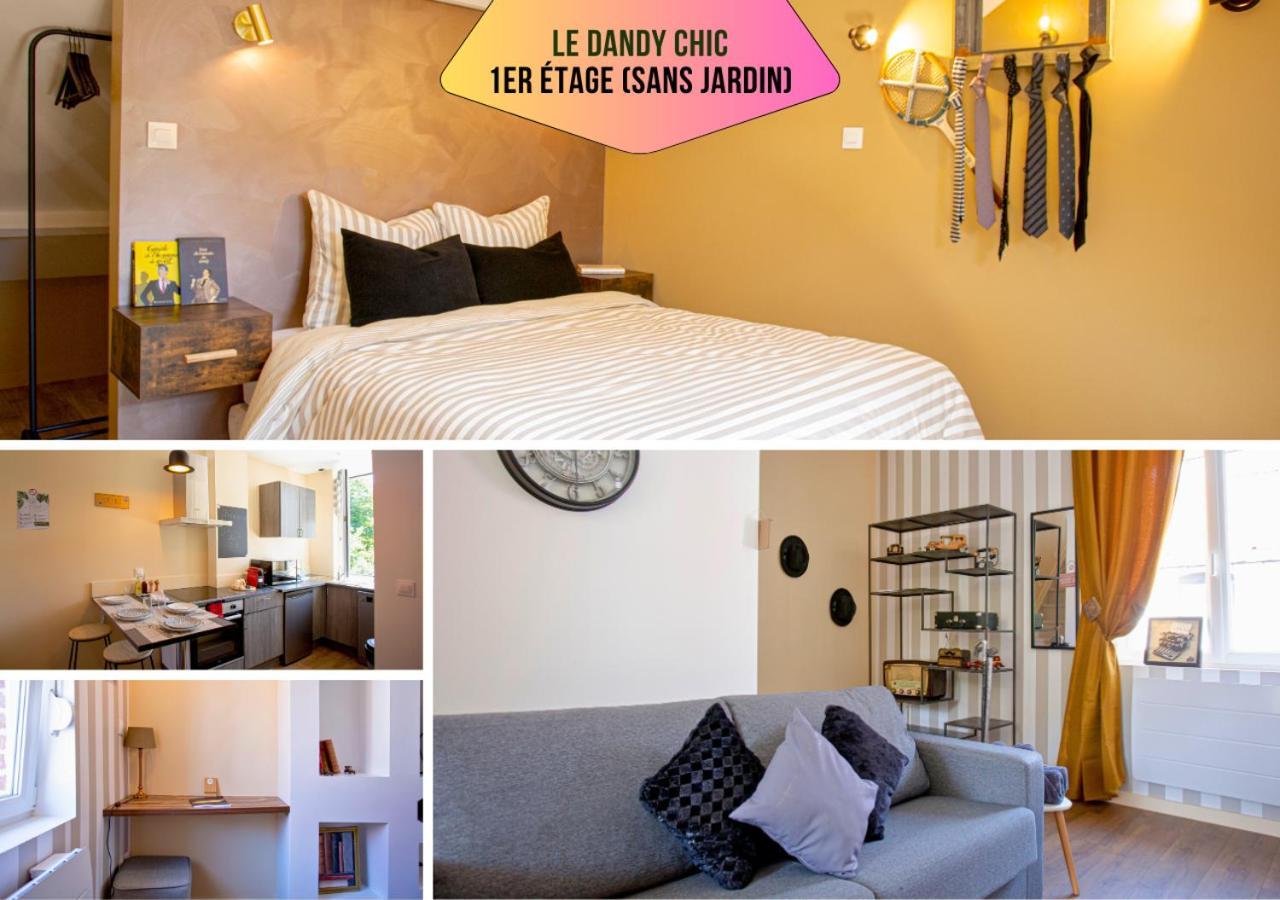 Ideal Pro & Couple - 2 Logements Theme Boho Chic Rdc & Dandy 1Er Etage - Quartier Calme - Jardin - Wifi Hd - Smart Tv - Parking Gratuit - Proche Centre & Transports - Ask Home Valenciennes Exteriör bild